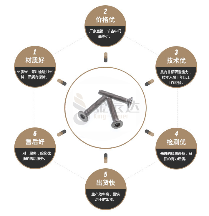 沉头防盗机螺丝 沉头防盗机螺丝