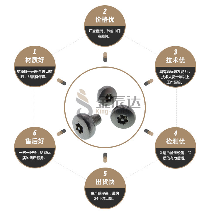 不锈钢防盗螺钉