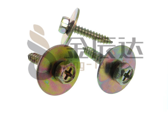 十字槽凹穴六角头自攻螺钉 十字槽凹穴六角头自攻螺钉