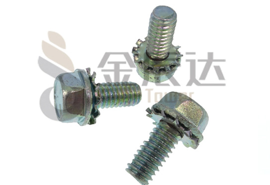 带花齿组合螺丝 带花齿组合螺丝