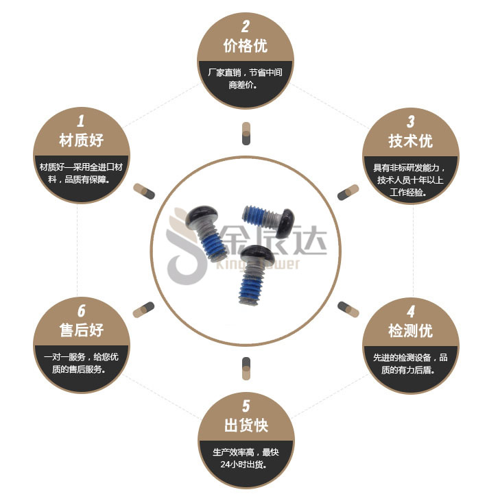 烤漆螺丝  烤漆螺丝