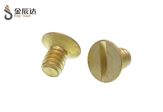 一字沉头黄铜螺丝 一字沉头黄铜螺丝
