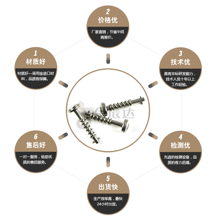 不锈钢弹簧螺丝 不锈钢弹簧螺丝