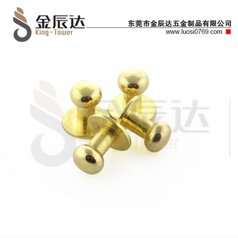 黄铜镀金奶嘴钉