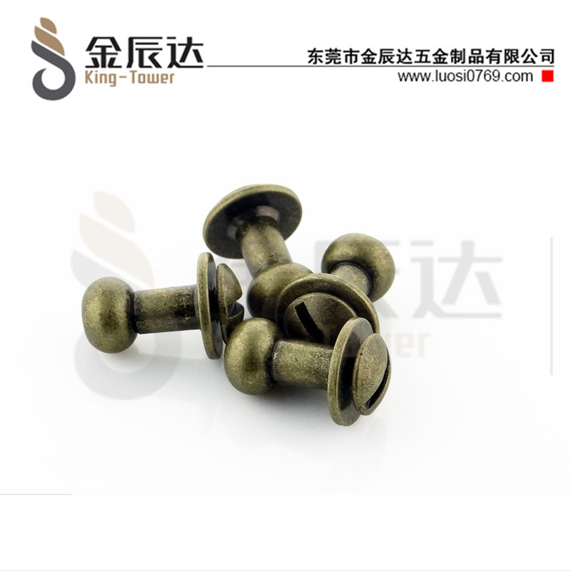 一字青古铜对锁螺丝