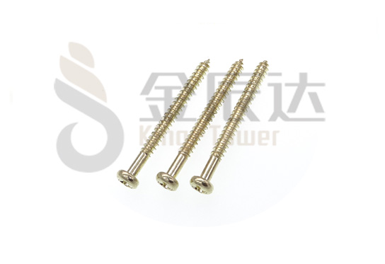 十字圆头黄铜自攻螺丝