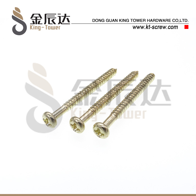 十字圆头黄铜自攻螺丝