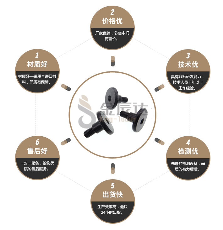 不锈钢台阶螺丝 